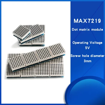 1 adet / grup 1/2/4/8 bit MAX7219 dot matrix modülü kontrol modülü MCU kontrol ve sürücü LED ekran modülü