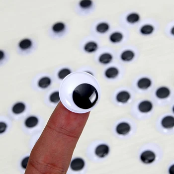 100 Adet / grup Kendinden yapışkanlı Karışık 8mm 12mm 18mm Bebek Göz Oyuncak Bebekler İçin Googly Gözler İçin Kullanılan Bebek Aksesuarları Sıcak Satış