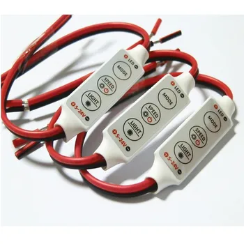 5 V-24 V Mini 3 tuşları tek renkli LED denetleyici parlaklık Dimmer için tek renkli Led şerit ışık