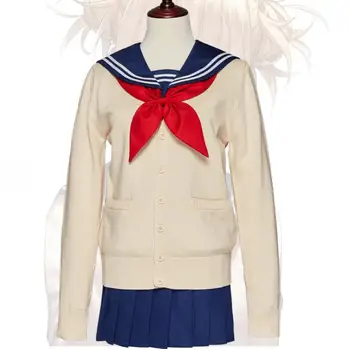 Anime My Hero Academia Anime Cos Çapraz benim vücut okul üniforması Cosplay Kostüm Takım Elbise Kız Kadın Üniforma ceket + üst + gömlek