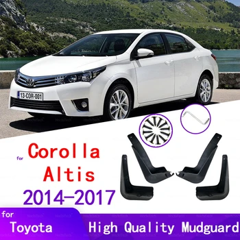 Araba Çamur Flaps Toyota Corolla Altis için E170 2014-2017 Çamurluklar Splash Muhafızları Çamurluk Çamurluklar Aksesuarları