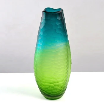 Benzersiz renk kristal cam vazo lüks vazo lüks fantezi lüks oryantal vazo