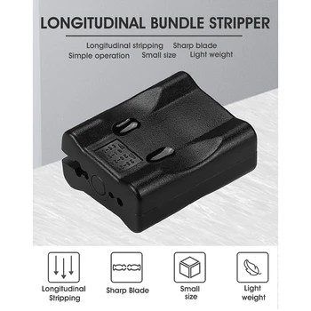 Boyuna Paket Stripper Fiber Optik Gevşek Tüp Kablo Ceket Eğme 1.5-3.3 Mm Fiber Stripper Eğme Araçları