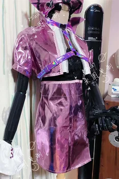 COSLEE [Özelleştirilmiş] Vtuber Minato Aqua hemşire üniforması Elbise Cosplay Kostüm Cadılar Bayramı Karnaval Parti Kıyafet Unisex