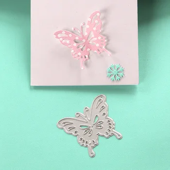 DUOFEN METAL KESME ÖLÜR 010002 1 adet Orta Kelebekler stencil DIY papercraft projeleri koleksiyon defteri kağıdı Albümü tebrik kartları