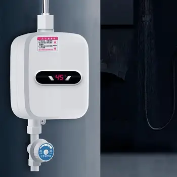 Elektrikli su ısıtıcı hızlı ısıtıcı duş su olmadan depolama su ısıtıcı banyo mutfak duvara monte anlık