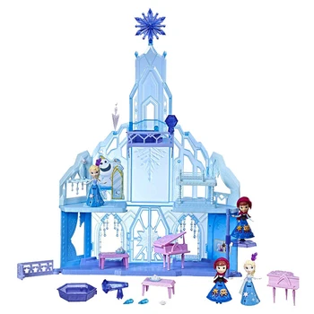 Hasbro Disney Prenses Dondurulmuş II Elsa Anna Stargazing Kale Modeli Seti Oyuncaklar Kız Çocuklar için Hediyeler
