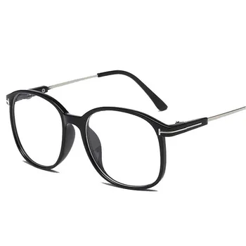 Kadın Erkek Optik Okuma Miyopi Gözlük Şeffaf Lens Çerçevesi +100 +150 +200 +250 +400 Öğrenci Miyop Gözlük