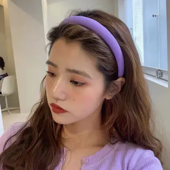 Kore Basit Tarzı Plastik Hairband Kafa Bandı Kadın Spor saç bandı Çember Katı Çember Patlama Saç Firkete saç aksesuarları