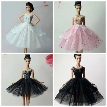 Moda 1/6 BJD Bebek Giysileri Barbie Giysileri Kıyafetler Prenses Elbise Parti Kıyafeti Dans Vestidos 11.5 