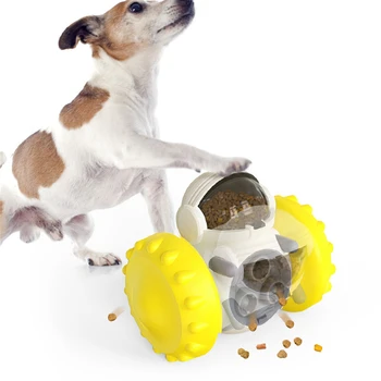Pet İnteraktif Tedavi Sızıntı Oyuncaklar Köpekler için Orijinal Yavaş Köpek Besleyici Komik köpek tekerleği Evcil Hayvan Ürünleri Aksesuarları Sızıntı topu