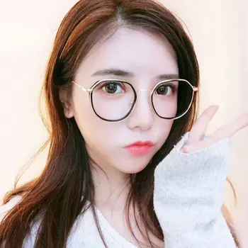 Poligon Anti mavi ışık gözlük bilgisayar gözlük siyah optik gözlük erkekler kadınlar Kore gözlük