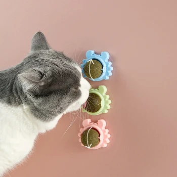 Sağlıklı Kedi Catnip Oyuncak Top Kedi Şeker Yalama Aperatifler Beslenme Catnip Aperatif Beslenme Enerji Topu Yavru Kedi Oyuncak Kedi Malzemeleri