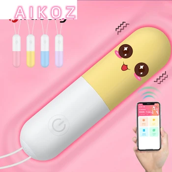 Seks Oyuncakları Bluetooth Yapay Penis Vibratör Kadınlar için Kablosuz APP Uzaktan Kumanda Giyilebilir Titreşimli Yumurta Külot Oyuncaklar Çift için Seks Shop