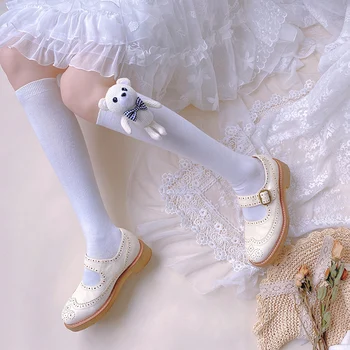 Sevimli Ayı Pamuk Çorap Eğlenceli Serin Kukla Demet Çorap Kadın Japon Yumuşak Kardeş Kız Çorap