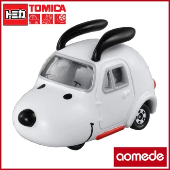TAKARA TOMY Tomica Alaşım Araba Modeli Çocuk Oyuncak Süsler Rüya No. 153 SNOOPY ARABA FISTIK