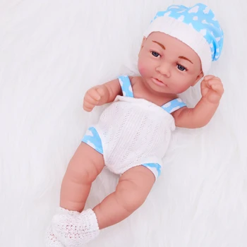 Toptan 11 İnç Yeni Reborn Bebek Bebekler Bebe Yumuşak Silikon Su Geçirmez Oyun Arkadaşı Noel Doğum Günü Hediyeleri Bebek oyuncak bebekler Kızlar İçin