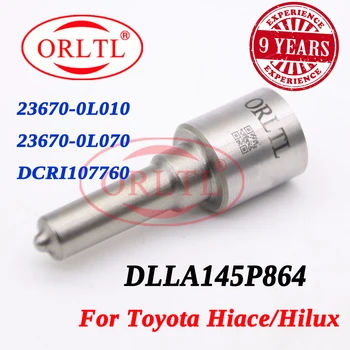 Toyota için DLLA145P864 093400-8640 CR Enjektör Memesi 8-97602-485-5 8-97602485-4 8-97602485-6 23670-0L010 23670-0L070