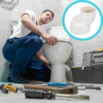 Tuvalet Değiştiren Banyo Drenaj flanşlı Boru Closestool Ofset Süzgeç Dolap Sıra Groundsystem Drenaj Pipfloor Su Abs Malzemeleri