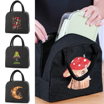 Yalıtımlı Öğle Yemeği soğutucu çanta Çanta Yemeği Çanta Termal Soğuk Gıda Konteyner Okul Gezisi Piknik Erkek Kadın Çocuk Taşınabilir Tuval Kutusu