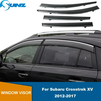 Yan Pencere Saptırıcı Subaru Crosstrek XV 2012 2013 2014 2015 2016 2017 Araba Pencere Siperliği Cam Yağmur Koruma Kalkanları