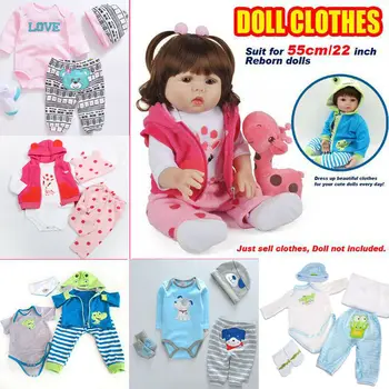Yeniden doğmuş Bebek DIY oyuncak bebek giysileri Setleri Kıyafetler 20 