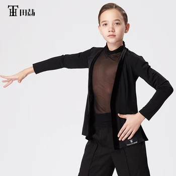moda yeni moda çocuk Latin dans gömlek iki parça bir takım erkek için yüksek kalite ücretsiz kargo sıcak satış