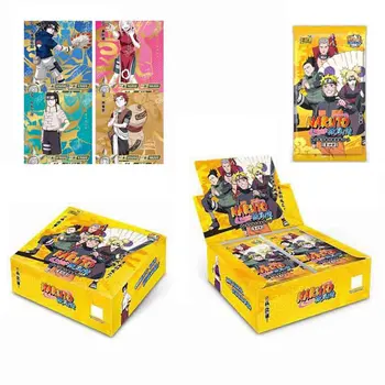 toptan 12/24/48 KUTU Naruto Kart Koleksiyonu Oyunu Harfler Kağıt Kart Oyunları Anime Periferik Karakter çocuk Oyuncak noel hediyesi