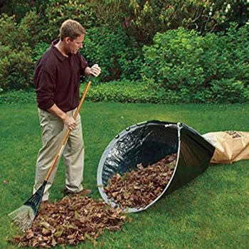 Çim Bahçe Çantaları Yeniden Kullanılabilir Çöp Konteynerleri Bahçe Yaprak Döken Yapraklar çöp torbası Toplama Çantası Araçları