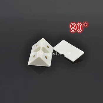 Ücretsiz Kargo 40 Adet Beyaz Plastik Dik Açı köşebent 90 derece köşe dirseği CP501